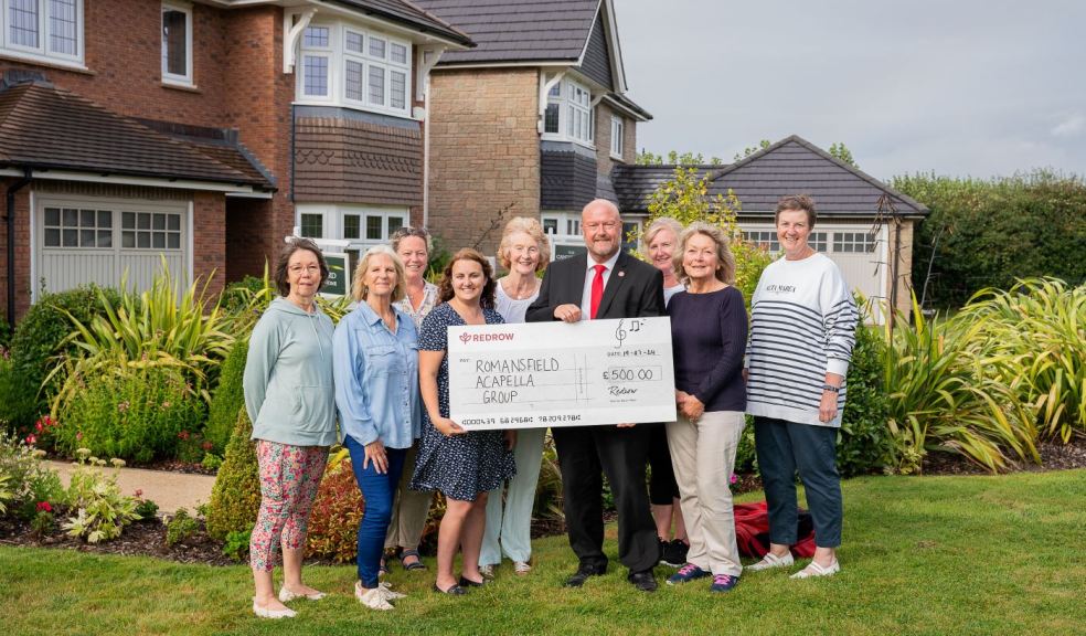 Housebuilder donates 500 to Okehampton acapella group 