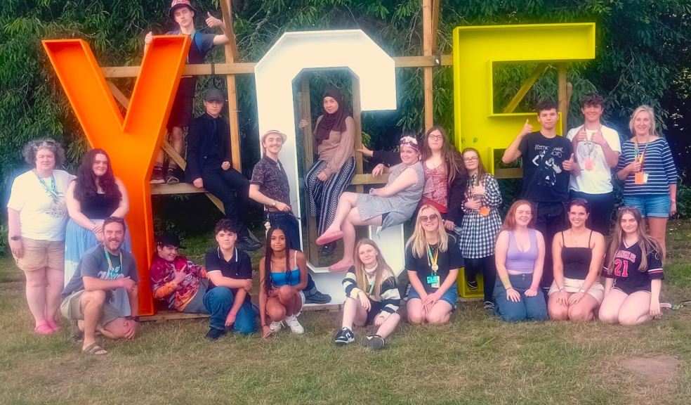 Devon's young carers at the Young Carers Festival 2024 