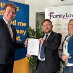 Team members from a family law firm with representative from Citizens Advice Teignbridge