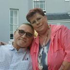 Graham Devaney with his wife and carer Tracey.