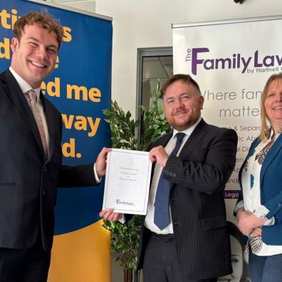 Team members from a family law firm with representative from Citizens Advice Teignbridge