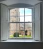 White Solid Panel Shutters In Period Homes In Devon