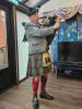 Dave the Lone Piper at Butterfly Lodge