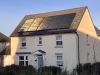 Solar panels on a new home in Devon